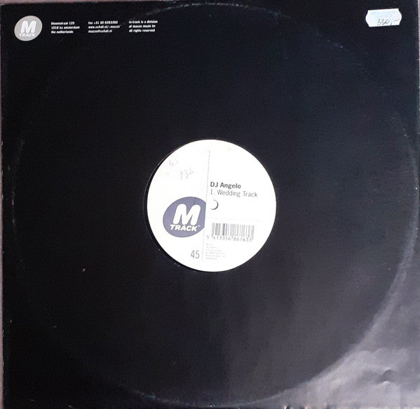 DJ Angelo : Wedding Track (12")