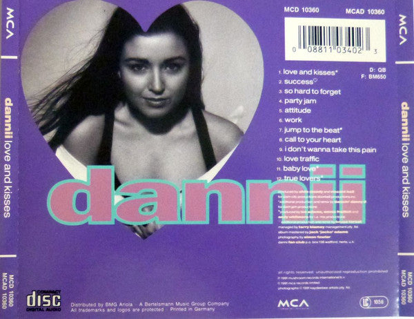 Dannii Minogue : Love And Kisses (CD, Album)