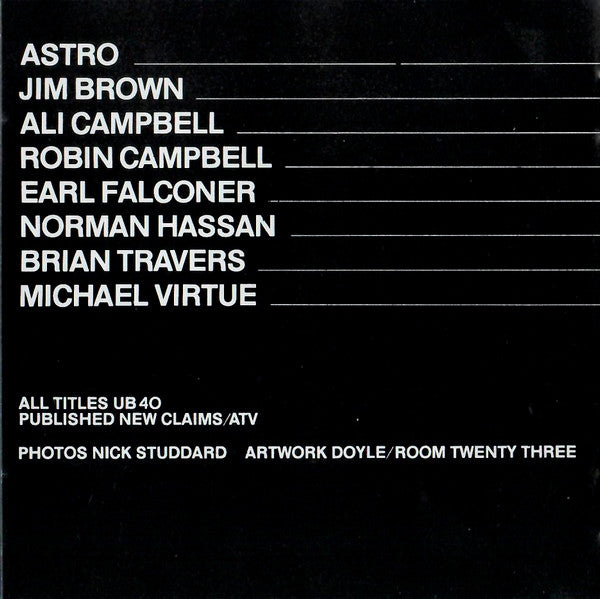 UB40 : Present Arms (CD, Album, RE)