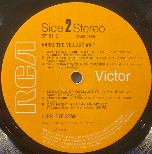 Steeleye Span : Hark! The Village Wait (LP, Album)