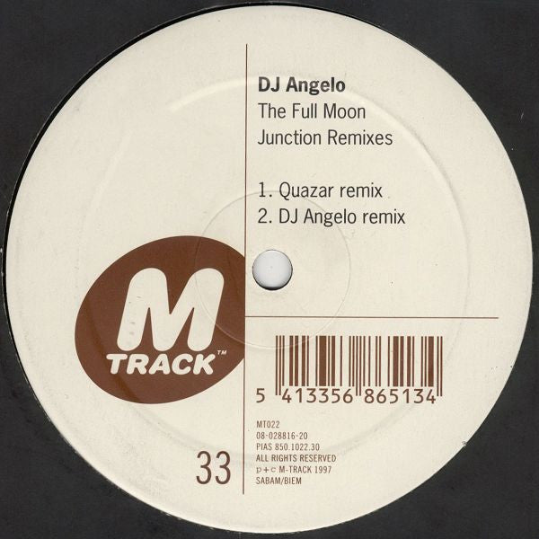 DJ Angelo : The Full Moon Junction Remixes (12")