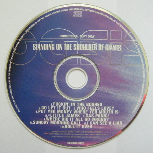 Oasis (2) : Standing On The Shoulder Of Giants (CD, Album, Promo)