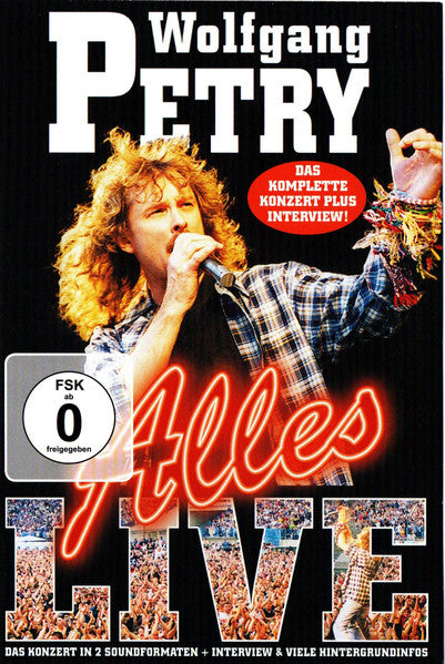 Wolfgang Petry : Alles Live (DVD-V, PAL, dol)