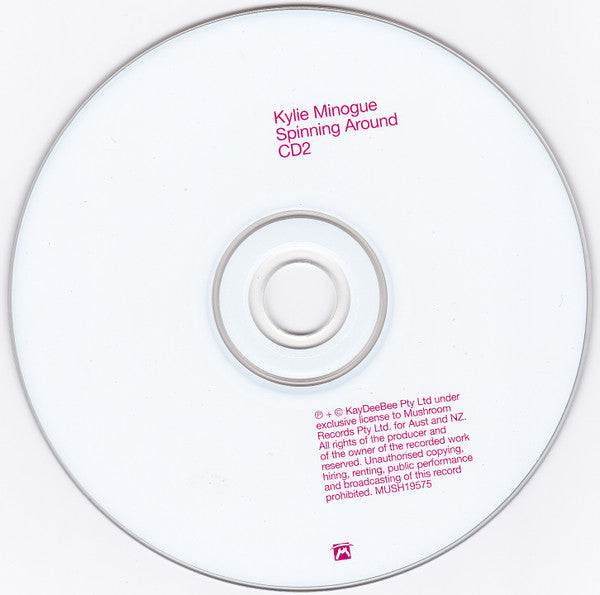 Kylie Minogue : Spinning Around (CD, Single, CD2)
