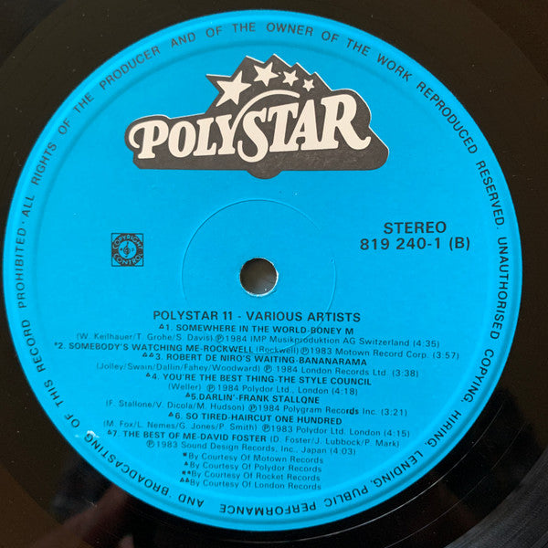 Various : Polystar 11 -寶麗星11號 (LP, Comp)