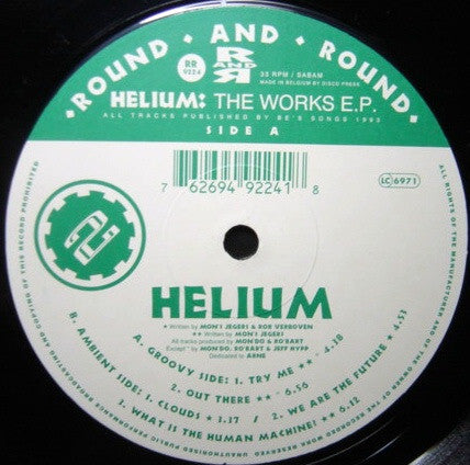 Helium : The Works E.P. (12", EP)