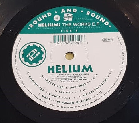 Helium : The Works E.P. (12", EP)