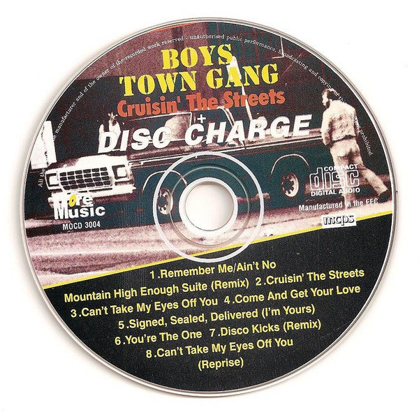 Boys Town Gang : Cruisin' The Streets + Disc Charge (CD, Comp, Pic)