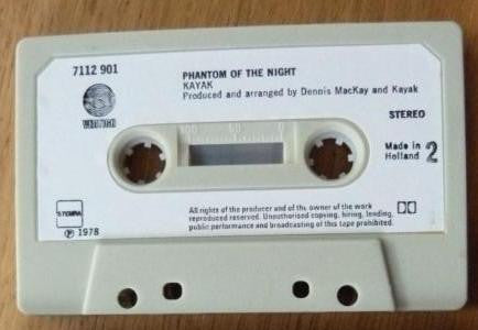 Kayak : Phantom Of The Night (Cass, Album, Dol)