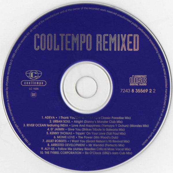 Various : Cooltempo Remixed (CD, Comp)