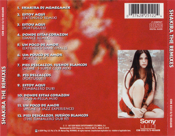 Shakira : The Remixes (CD, Comp)