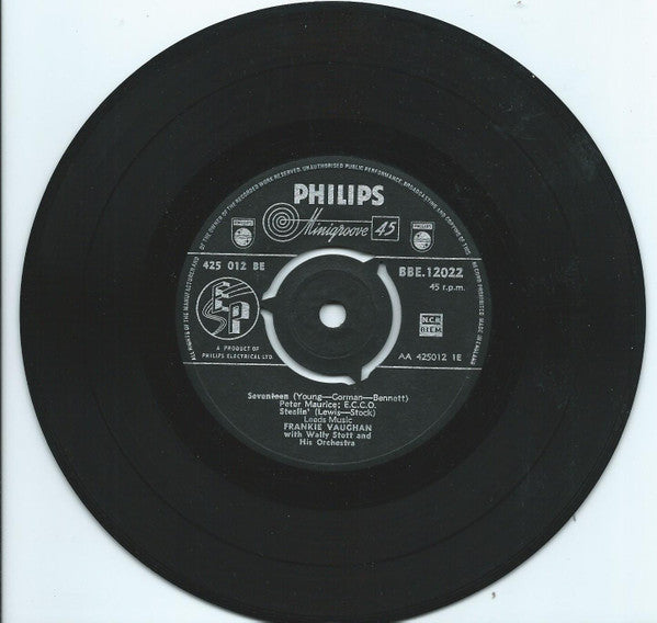 Frankie Vaughan : Seventeen (7", EP)