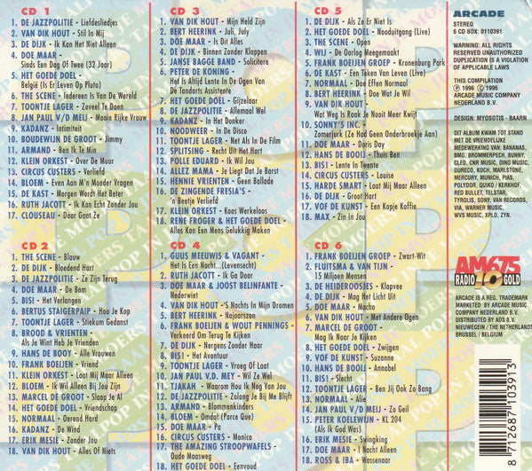 Various : Het Beste Uit Pop In Je Moerstaal 6 CD Box (2xCD, Comp + 2xCD, Comp + 2xCD, Comp)