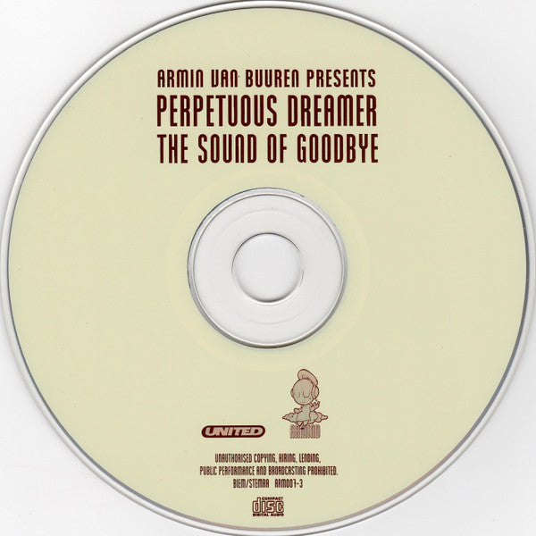 Armin Van Buuren Presents Perpetuous Dreamer : The Sound Of Goodbye (CD, Single)