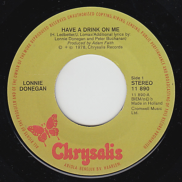 Lonnie Donegan : Have A Drink On Me (7")