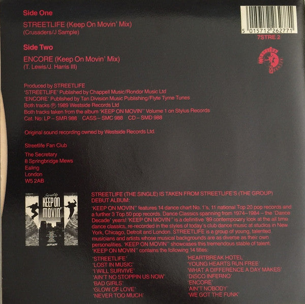 Streetlife (2) : Streetlife (7", Single)