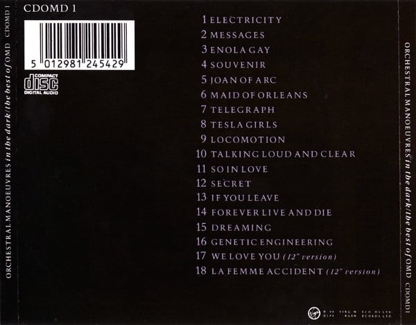 Orchestral Manoeuvres In The Dark : The Best Of OMD (CD, Comp)