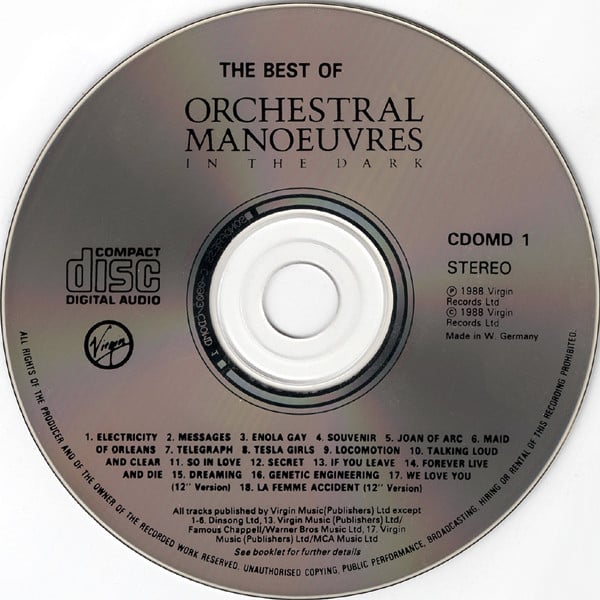 Orchestral Manoeuvres In The Dark : The Best Of OMD (CD, Comp)