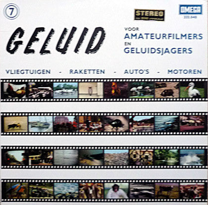 No Artist : Geluid Voor Amateur-Filmers En Geluidsjagers 7: Vliegtuigen - Raketten - Auto's - Motoren (LP)