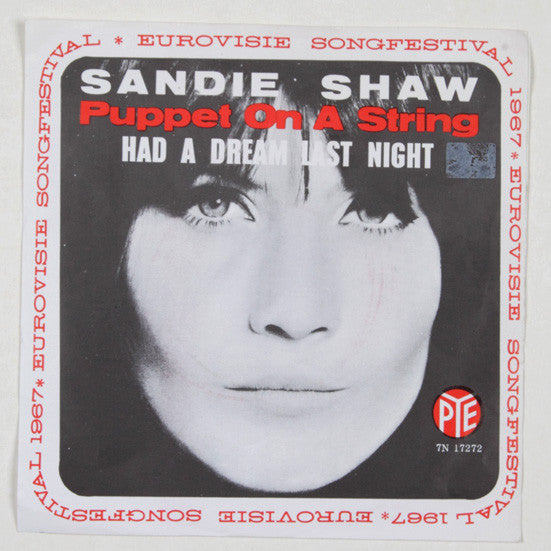 Sandie Shaw : Puppet On A String (7", Single, Mono)