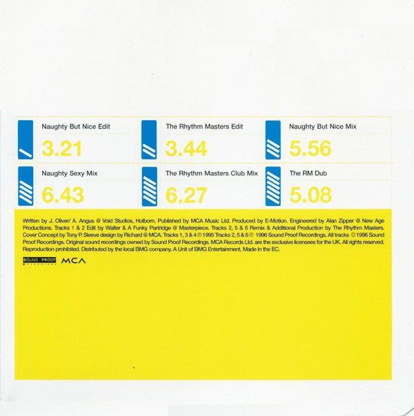 E-Motion : The Naughty North & The Sexy South (CD, Maxi)
