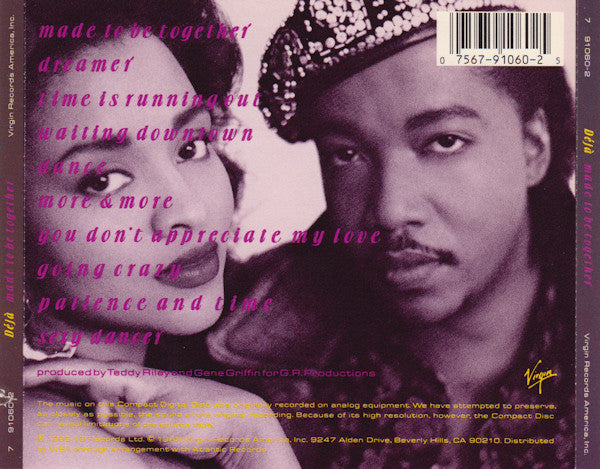 Déjà : Made To Be Together (CD, Album)
