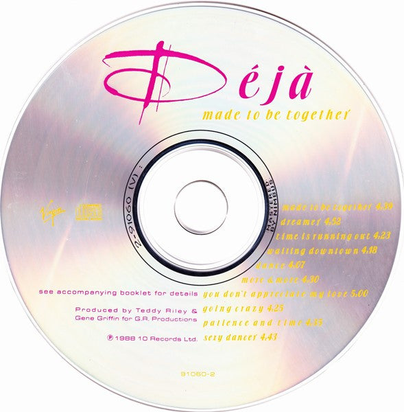 Déjà : Made To Be Together (CD, Album)