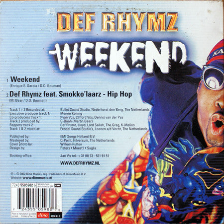 Def Rhymz : Weekend (CD, Single)