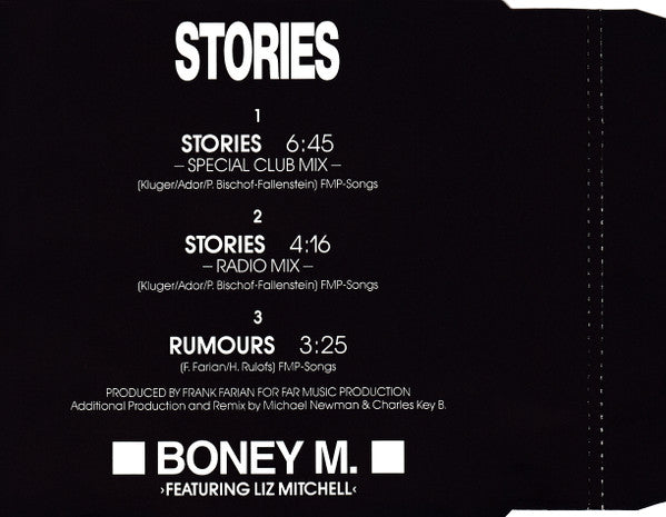 Boney M. : Stories (CD, Maxi)