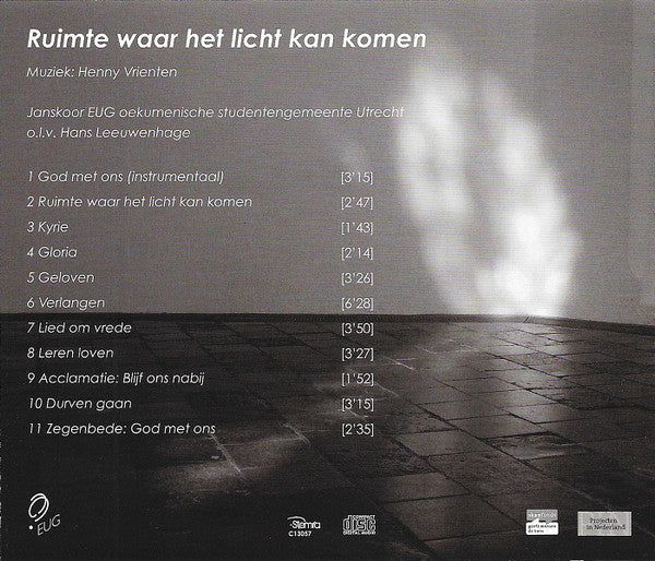 Janskoor : Ruimte Waar het Licht Kan Komen (CD, Album)
