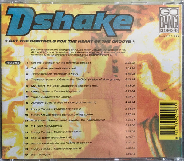 D-Shake : Set The Controls For The Heart Of The Groove (CD, Album)