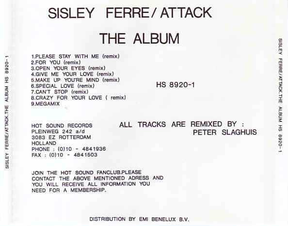 Sisley Ferré / Attack (2) : The Album (CD, Album)
