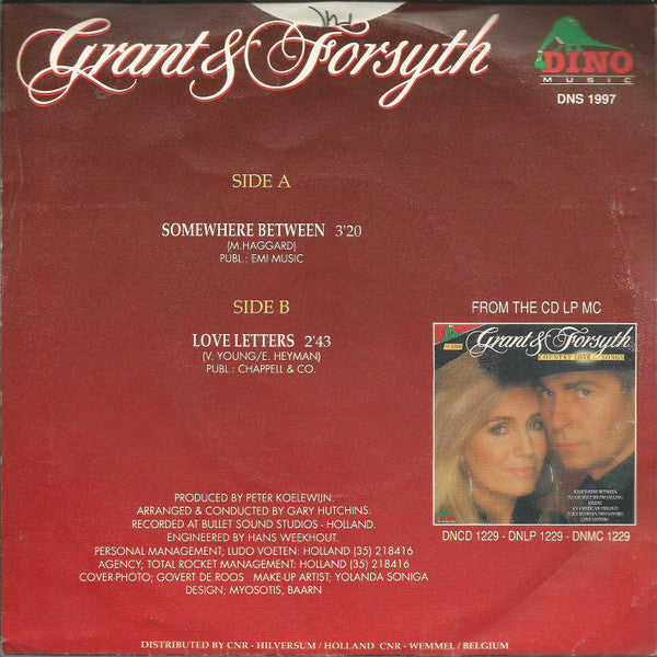 Grant & Forsyth : Somewhere Between (7", Single)