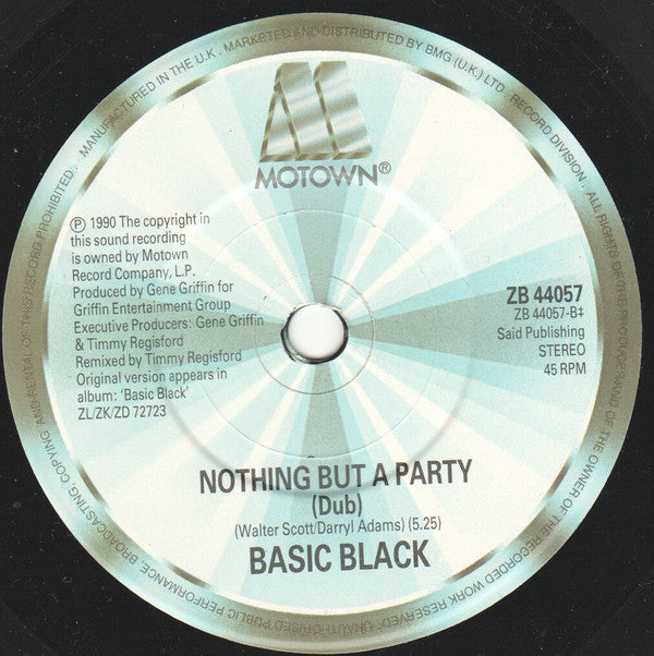Basic Black : Nothing But A Party (7", Single)