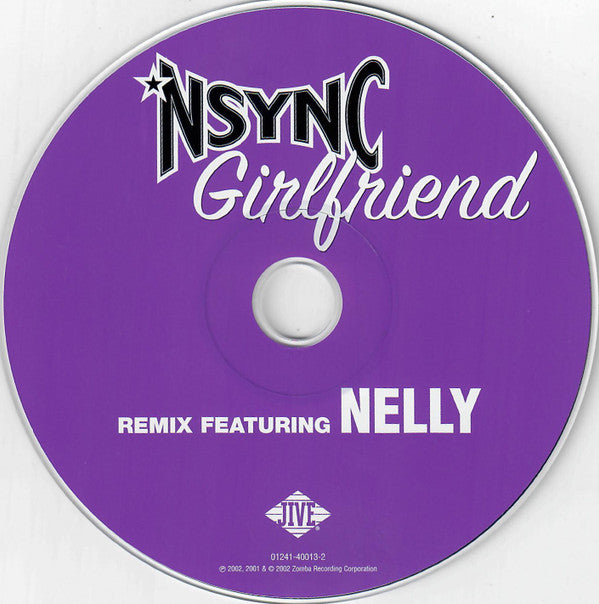 *NSYNC Featuring Nelly : Girlfriend (Remix) (CD, Maxi, Enh)
