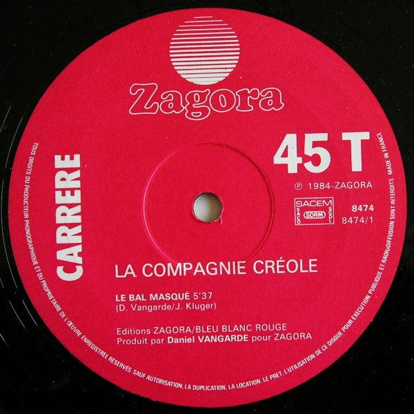 La Compagnie Créole : Le Bal Masqué (Special Remix Club) (12", Maxi)