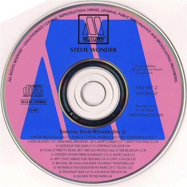 Stevie Wonder : Essential Stevie Wonder (2xCD, Comp, Mono, RE)