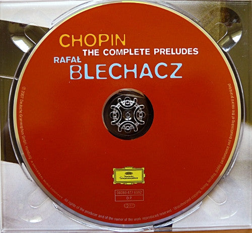 Frédéric Chopin, Rafał Blechacz : The Complete Preludes (CD, Dig)