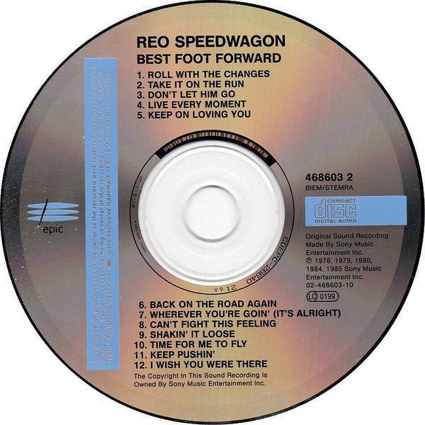 REO Speedwagon : Best Foot Forward (The Best Of REO Speedwagon) (CD, Comp, RE, DAD)