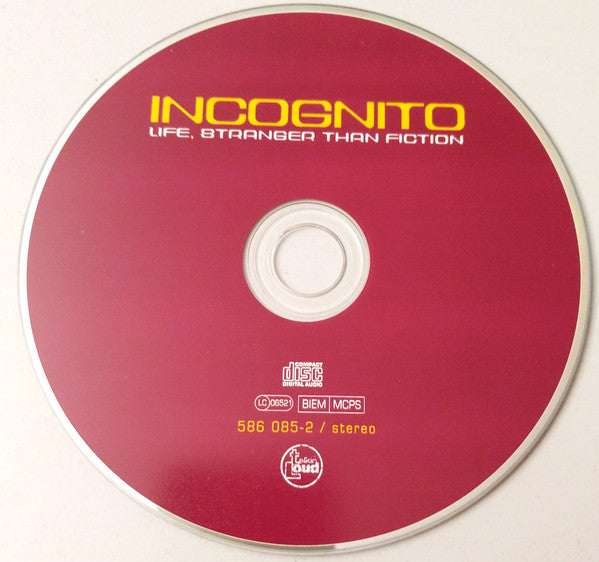 Incognito : Life, Stranger Than Fiction (CD, Album)