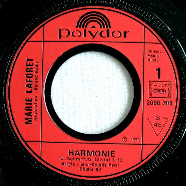Marie Laforêt : Harmonie (7", Single)