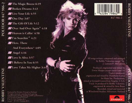 Robby Valentine : Robby Valentine (CD, Album)