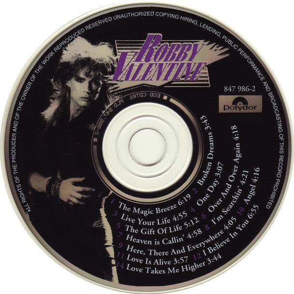 Robby Valentine : Robby Valentine (CD, Album)