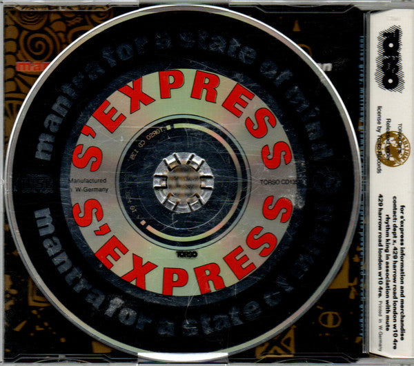 S'Express : Mantra For A State Of Mind (CD, Maxi)