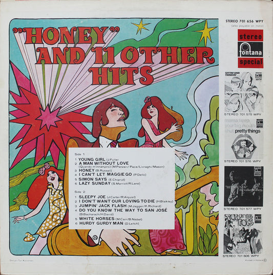 Unknown Artist : "Honey" And 11 Other Hits (LP)