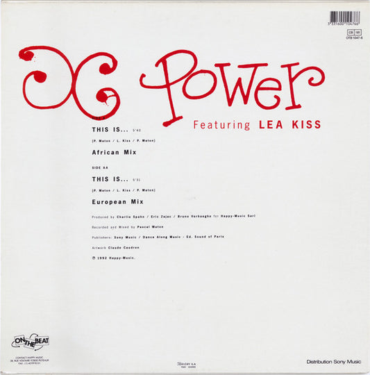 X-Power Featuring Lea Kiss : This Is... (12", Maxi)