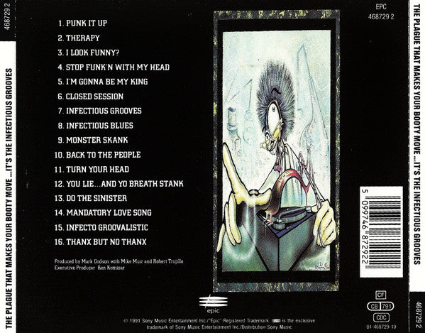 Infectious Grooves : The Plague That Makes Your Booty Move... It's The Infectious Grooves (CD, Album)