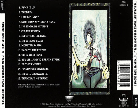 Infectious Grooves : The Plague That Makes Your Booty Move... It's The Infectious Grooves (CD, Album)