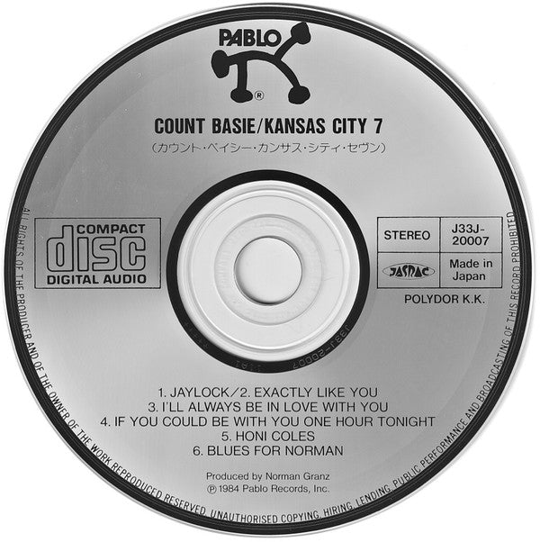 Count Basie : Kansas City 7 (CD)
