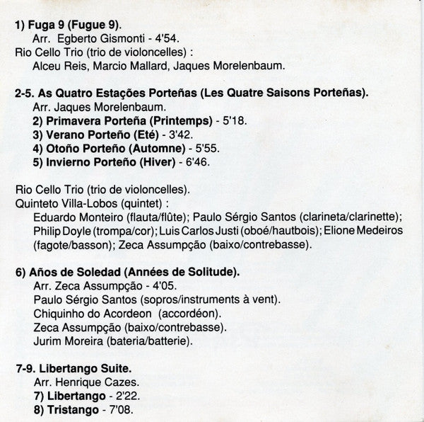 Astor Piazzolla : Piazzollando (CD, Album)